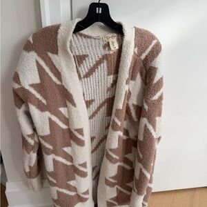 Jessica Simpson Brown and Cream Cardigan